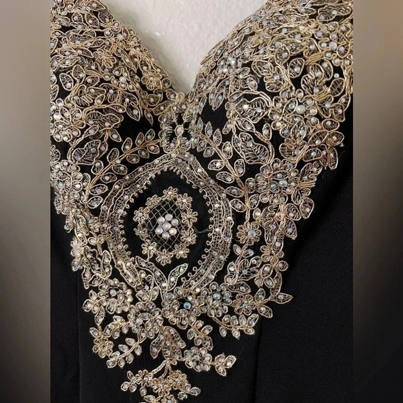 NWT Dancing Queen Beaded Formal Full Length Gown - Picture 8 of 13